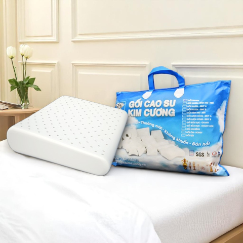 Gối Cao Su Kim Cương Nghiêng Giảm Giá 20% Tại Hệ Thống Thegioinem.com