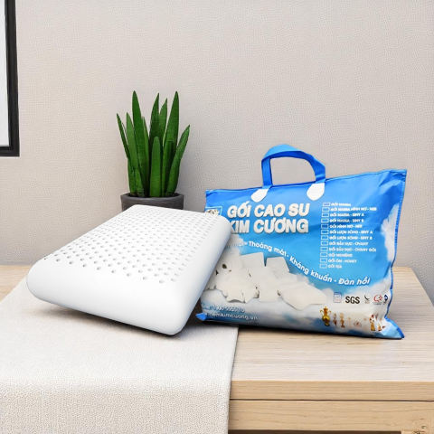 Gối cao su Kim Cương Ovany | Thegioinem.com