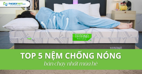 Gợi ý top 5 mẫu nệm chống nóng bán chạy nhất mùa hè 2025