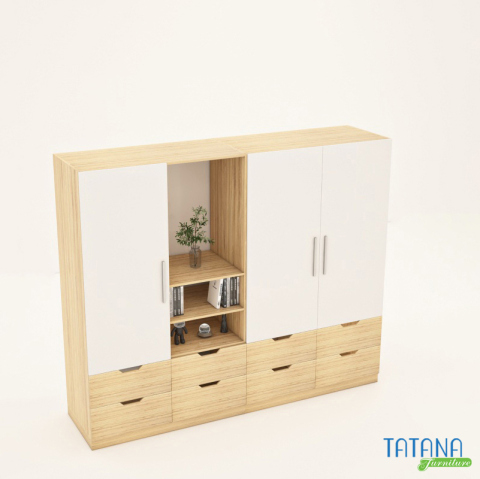Tủ quần áo Tatana TU009 Khuyến Mãi Hấp Dẫn Tại Thegioinem.com
