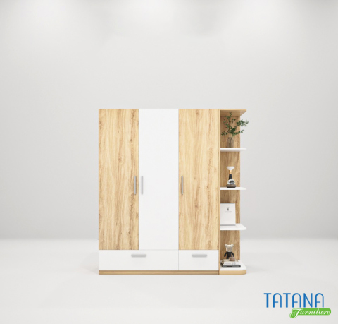 Tủ quần áo Tatana TU014 Khuyến Mãi Hấp Dẫn Tại Thegioinem.com