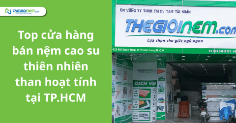 Top cửa hàng bán nệm cao su than hoạt tính tại TP.HCM