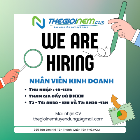 Tuyển dụng nhân viên Kinh Doanh