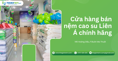 Cửa hàng bán nệm cao su Liên Á giá rẻ ở Buôn Ma Thuột