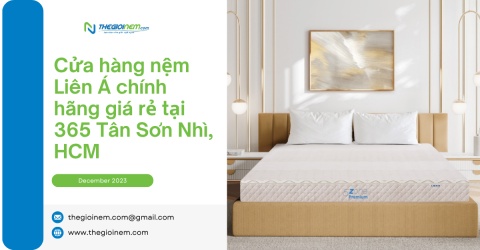 Cửa hàng nệm Liên Á chính hãng giá rẻ tại Tân Sơn Nhì, HCM