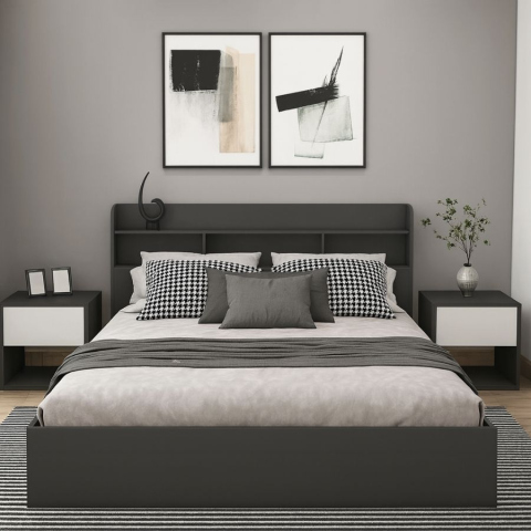 Giường gỗ MDF Tatana MDF008 chất lượng tại Thế Giới Nệm
