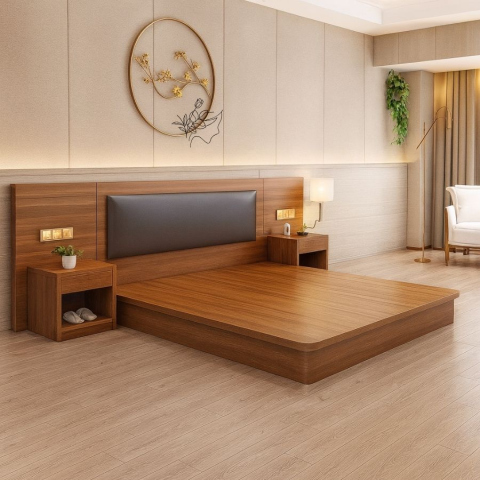 Giường gỗ Tatana MDF030 Ưu Đãi Hấp Dẫn Tại Thegioinem.com