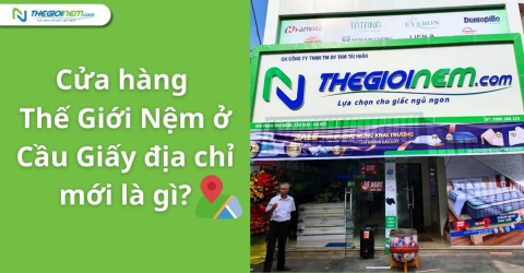 Cửa hàng Thế Giới Nệm ở Cầu Giấy có địa chỉ mới là gì?