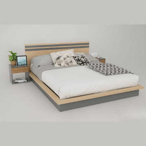 Giường gỗ Tatana MDF021 Khuyến Mãi Hấp Dẫn tại Thegioinem.com