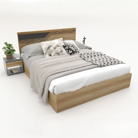 Giường gỗ Tatana MDF022 Khuyến Mãi Hấp Dẫn tại Thegioinem.com