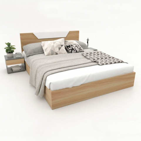 Giường gỗ Tatana MDF009 Khuyến Mãi Hấp Dẫn tại Thegioinem.com
