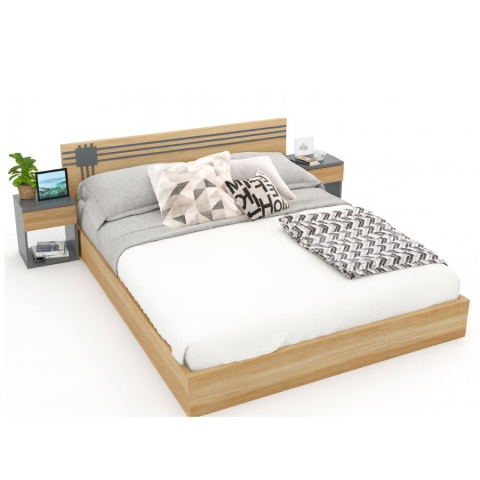 Giường gỗ Tatana MDF010 Khuyến Mãi Hấp Dẫn tại Thegioinem.com