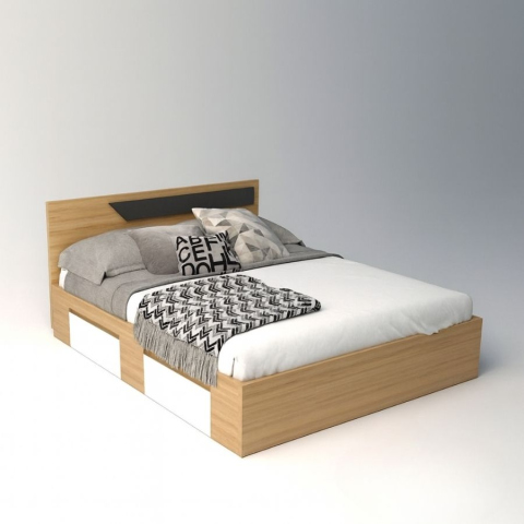 Giường gỗ Tatana MDF013 Khuyến Mãi Hấp Dẫn tại Thegioinem.com