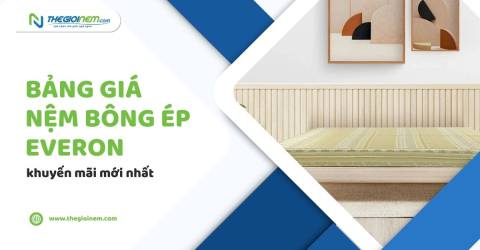 Bảng giá nệm bông ép Everon khuyến mãi mới nhất