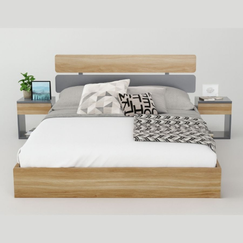 Giường gỗ Tatana MDF014 Khuyến Mãi Hấp Dẫn tại Thegioinem.com