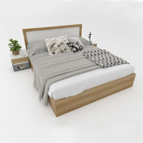 Giường gỗ Tatana MDF018 Khuyến Mãi Hấp Dẫn tại Thegioinem.com