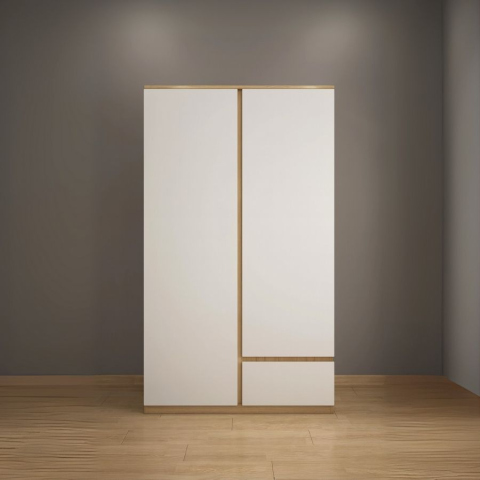 Tủ quần áo gỗ MDF TU048 thiết kế đơn giản, nhỏ gọn phù hợp gia đình bạn