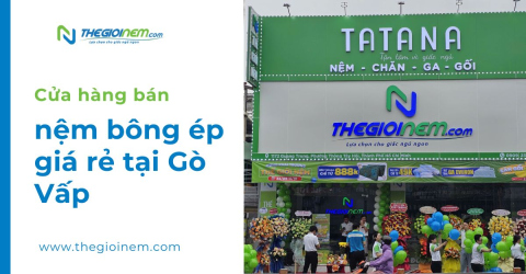 Cửa hàng bán nệm bông ép giá rẻ tại quận Gò Vấp