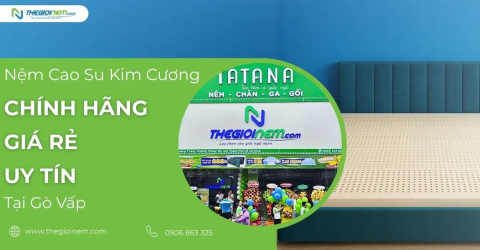 Nệm cao su Kim Cương chính hãng khuyến mãi giá rẻ tại Gò Vấp