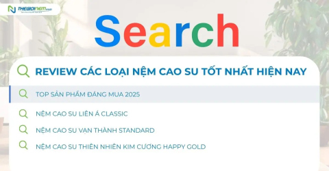 Review các loại nệm cao su tốt nhất hiện nay – Top sản phẩm đáng mua 2025