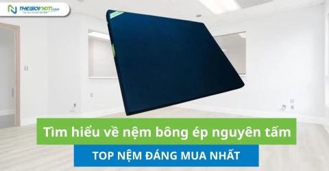 Tìm hiểu về nệm bông ép nguyên tấm và top nệm đáng mua nhất