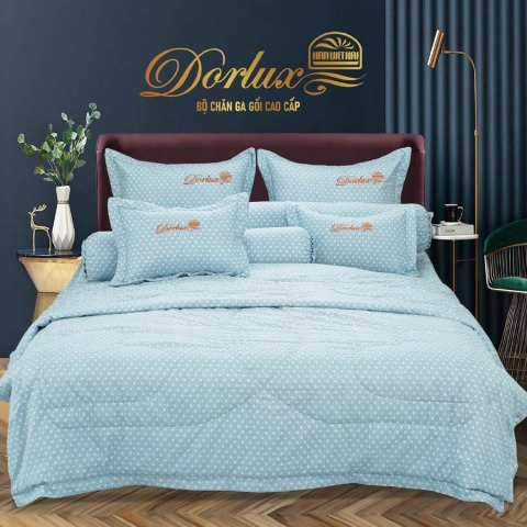 Bộ chăn ga Dorlux Hàn Việt Hải xả kho còn 1990k