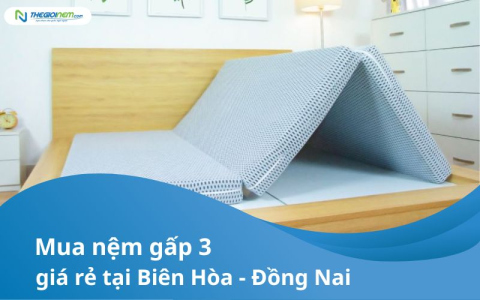 Mua Nệm Gấp 3 Chính Hãng Giá Rẻ Tại Biên Hòa - Đồng Nai