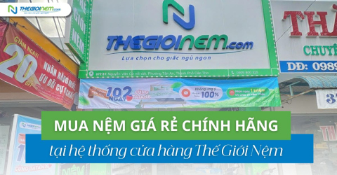 Mua nệm giá rẻ chính hãng tại Thế Giới Nệm 
