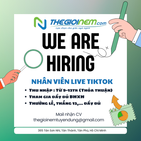 Tuyển Dụng Nhân Viên Livestream