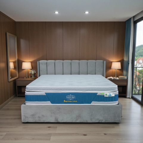 Đệm lò xo túi TATANA Supreme Latex giảm giá + quà | Thế Giới Nệm