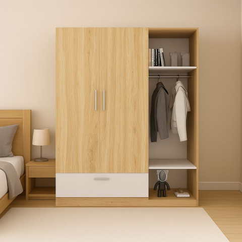 Tủ quần áo Tatana TU012 Khuyến Mãi Hấp Dẫn Tại Thegioinem.com