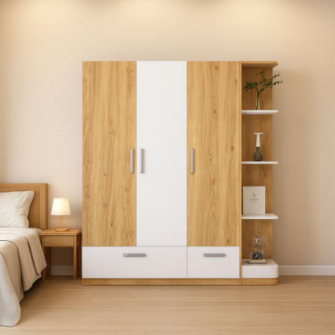 Tủ quần áo Tatana TU014 Khuyến Mãi Hấp Dẫn Tại Thegioinem.com