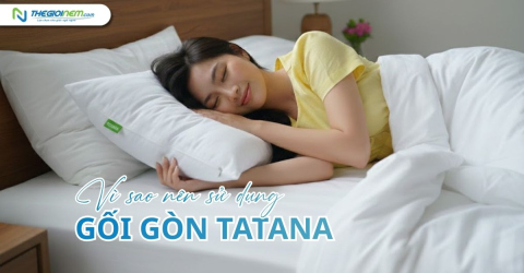 Vì sao bạn nên sử dụng gối gòn TATANA?