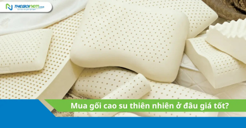 Mua gối cao su thiên nhiên ở đâu giá tốt? | Thế Giới Nệm