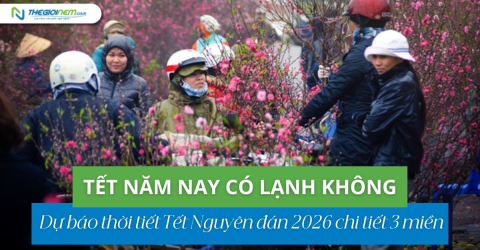 Tết năm nay có lạnh không? Dự báo thời tiết Tết 2026 chi tiết 3 miền