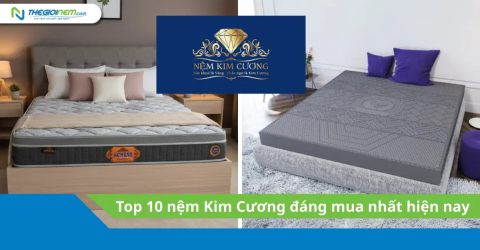 Top 10 nệm Kim Cương đáng mua nhất hiện nay | Thegioinem.com