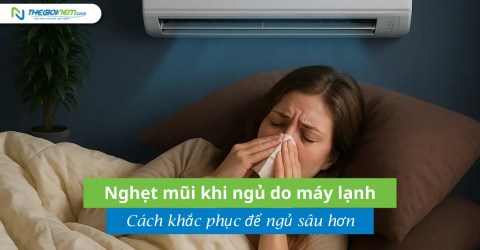 Nghẹt mũi khi ngủ do máy lạnh: Cách khắc phục để ngủ sâu hơn