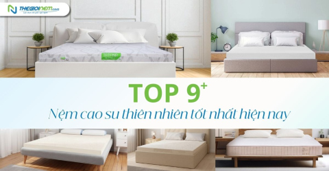 Top 9+ nệm cao su thiên nhiên tốt nhất hiện nay