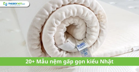 20+ Mẫu nệm gấp gọn kiểu Nhật