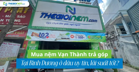 Mua nệm Vạn Thành trả góp tại Bình Dương ở đâu uy tín, lãi suất tốt?
