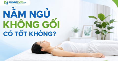 Giải đáp nằm ngủ không gối có tốt không