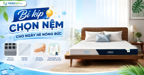 Chọn nệm cho ngày hè nóng bức
