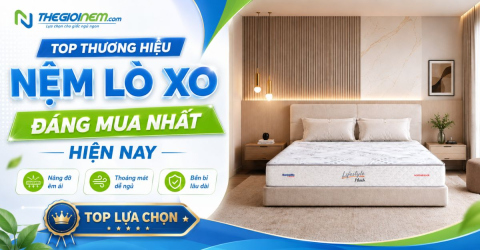 Các thương hiệu nệm lò xo tốt đáng mua nhất hiện nay