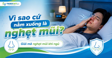 Vì sao cứ nằm xuống là nghẹt mũi? Giải mã nghẹt mũi khi ngủ