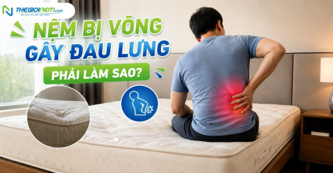 Nệm Bị Võng Gây Đau Lưng Phải Làm Sao? 4 Cách Khắc Phục Nhanh