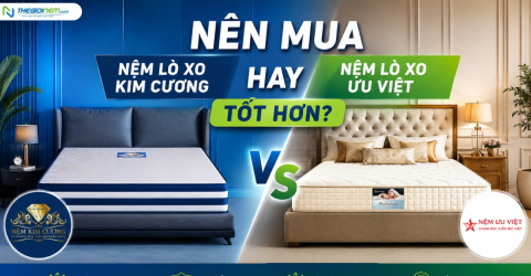 Nên Mua Nệm Lò Xo Kim Cương Hay Nệm Lò Xo Ưu Việt Tốt Hơn?