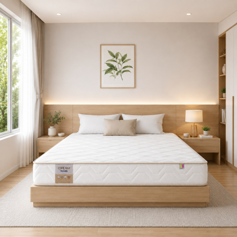 Nệm lò xo kháng cháy Dunlopillo Dream Plush Giảm 20% + Quà