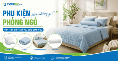 Phụ kiện phòng ngủ gồm những gì? Top món đồ thiết yếu cho giấc ngủ