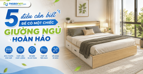 5 điều cần biết để có một chiếc giường ngủ hoàn hảo
