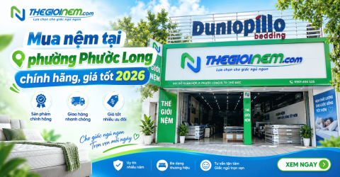 Mua nệm tại phường Phước Long chính hãng, giá tốt 2026